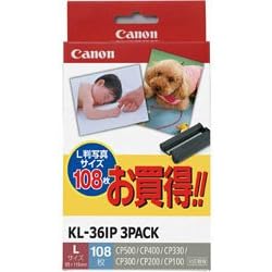 Canon KL-36IP �J���[�C���N/�y�[�p�[�Z�b�g 3PACK