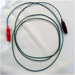 【クリックで詳細表示】鰐口クリップ付アースケーブル＜＜【MS361】