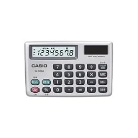 【クリックで詳細表示】CASIO カードタイプ電卓 SL-650A-N