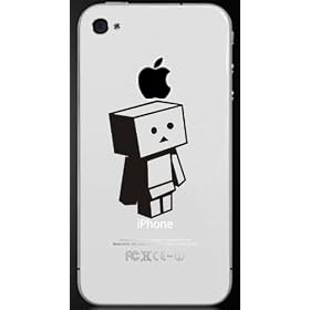iPhone 4 �p �f�J�[���X�e�b�J�[ (�_���{�[)