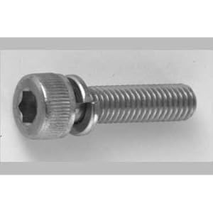 【クリックでお店のこの商品のページへ】三価ホワイト 鉄 六角穴付組込ボルト SW(カクマル 4 X 30 【200個入】