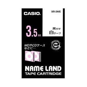 CASIO  �J�V�I �l�[�������h�e�[�v XR-3WE ���x�����C�^�[�p�J�Z�b�g