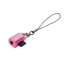 ELECOM ���^ �g�ѓd�b�p�w�b�h�z���ϊ��R�l�N�^�[ �X�g���b�v�t �s���N  EHP-CT34 00PN