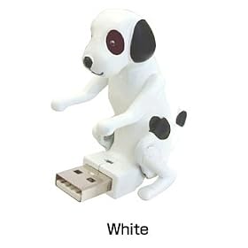 Humping Dog White �n���s���O�h�b�O USB �t�B�M���A