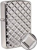  Zippo(ジッポー) アーマー銀メッキ深彫り仕上げ両面加工 162S-LCT