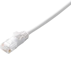 【クリックで詳細表示】ELECOM LANケーブル 【Wii・PS3・Xbox 360】CAT6準拠 極細 5m ホワイト LD-GM/WH5