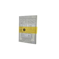 Moleskine Community Cover Art Press the Button Squared Letter Journal (Maykel Cordeiro Nunes): Set of 2 (Moleskine Legendary Notebooks)