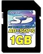 ADTEC AD-SDPS1G SD�J�[�h 1GB ���S�h��