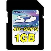 ADTEC AD-SDPS1G SD�J�[�h 1GB ���S�h��