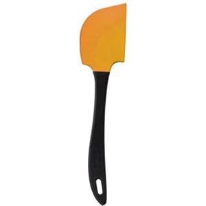 Lekue (ルクエ) カラーシリコンスパチュラ20.5ｃｍ オレンジ/ブラック 61705