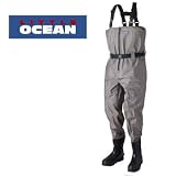  リトルオーシャン(LITTLE OCEAN) 420DN ZIP ウエーダー サンド(SND) XL W-13