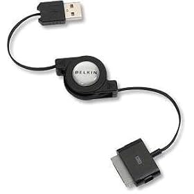 Belkin Retractable USB-iPod Cable Black F3U201V2.6-BLK
