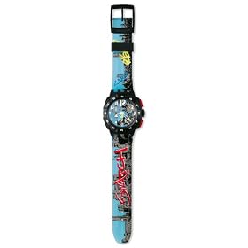 [�X�E�H�b�`]SWATCH �r���v STREET PAINTERS FUNKY WORDS SUIB406 �����Y [���K�A���i]