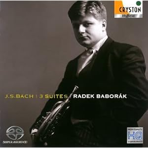 【クリックで詳細表示】バッハ：組曲第1～3番＜無伴奏チェロ組曲ホルン版 [Hybrid SACD]