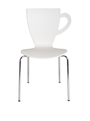 TOPAMBIENTES Stuhl 4er Set weiß