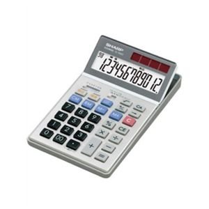 【クリックで詳細表示】シャープ 12桁中型卓上電卓(経理仕様) EL-N922-X