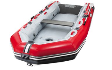 Achilles(アキレス) FMRseries Kuroobi FMR-405 エアーフロアモデル 4人乗り 予備検査証付 レッド/ライトグレー インフレータブルボート ゴムボート