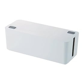 ELECOM �P�[�u�����[�{�b�N�X 6���d���^�b�v���[ �z���C�g EKC-BOX001WH