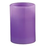  Flameless Pillar Candle - Lavender (4