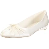 MENBUR WEDDINGSHOE BAILARINA CON RIZADO Y LAZO 034010A04 Damen Brautschuhe Pumps