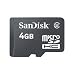SanDisk microSDHC 4GB �T���f�B�X�N CLASS2 SDHC�ϊ��A�_�v�^�[ �o���N�i