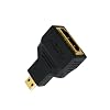 PLANEX HDMI A�^�C�v-�}�C�N��HDMI(D�^�C�v)�[�q�ϊ��A�_�v�^ PL-HDMI-ADF