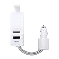 iBUFFALO �yiPhone4S����m�F�ρziPod&iPhone��pFM�g�����X�~�b�^�[�d�|�[�g�t�O�[�X�l�b�N�^�C�v�z���C�g BSFM07WH