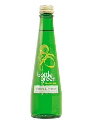 ボトルグリーン(BOTTLE GREEN) オレンジ&マンゴー 発泡炭酸水 発泡炭酸水 (275ml 瓶×24本)