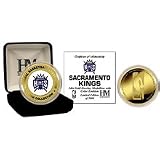  HIGHLAND MINT - SACRAMENTO KINGS - 24KT GOLD & COLOR COMMEMMORATIVE COIN