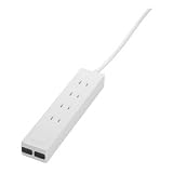 iBUFFALO USB�|�[�g�tOA�^�b�v 2�s��4�� USB2�|�[�g�t 2m �z���C�g BSTA24W20WH