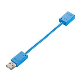 iBUFFALO USB�����P�[�u�� A�I�X:A���X �O�[�X�^�C�v 0.1m �u���[ BSUAAG201BL