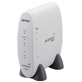 BUFFALO WHR-G54 54Mbps����LAN AirStation �Z�L�����e�BB