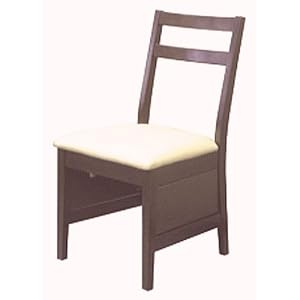 【クリックで詳細表示】【在庫一掃】パーソナルこたつ専用椅子(2脚組) ブラウン