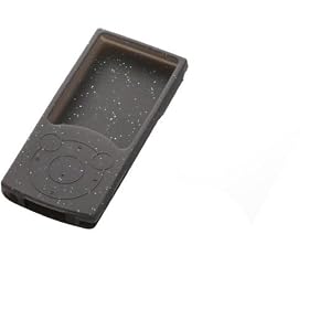 ELECOM Walkman S�V���[�Y (2009�N����) �V���R���P�[�X �u���b�N���� AVS-S09SCBKR