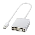 SANWA SUPPLY Mini DisplayPort-DVI�ϊ��A�_�v�^ 0.3m AD-MDPDV03
