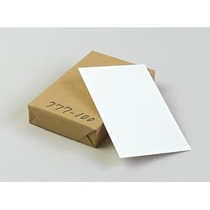 【クリックで詳細表示】No.777-100 両面インクジェット対応無地ハガキアメリカンサイズ(IJHB・W・180kg)100枚【お試し用】： 文房具・オフィス用品