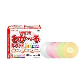 ���R�[ DVD-R8�{���^��p�J���[5�F�C���N�W�F�b�g�v�����^�Ή�10���p�b�N10�~���P�[�X���� DM8RV-WC10CW-CC(792936)