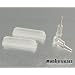 �yMobile Gearz�zApple iPhone4 white �C���z���W���b�N�L���b�v���h�b�N�R�l�N�^�[�J�o�[ �i2�Z�b�g���j�@�N���A(������)