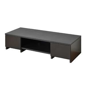 【クリックでお店のこの商品のページへ】Frama Furniture(フラマファニチャー) 低ホルムアルデヒド 46V対応引出付きテレビボード幅110 ブラック KSS-0063BK