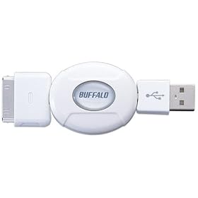 BUFFALO USBC2-IP07WH iPod�pUSB�P�[�u�� �z���C�g