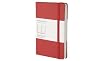 Moleskine Classic Red Notebook, Ruled Pocket