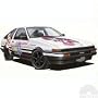 1/24 �Ɏ� ToHeart2 AE86�X�v�����^�[�g���m �O���^