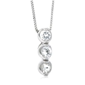 [�J���[�X�g�[���R���N�V����]Color Stone Collection �l�b�N���X K10WG �z���C�g�T�t�@�C�A �l�b�N���X PN50-03001