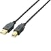 ELECOM USB2.0�P�[�u�� A-B�^�C�v 2m �u���b�N U2C-B20BK