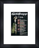  GOLDFRAPP UK Tour 2006 - Custom Framed Original Ad Reproduction encadrée