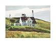 �|�X�^�[ �G�h���[�h �z�b�p�[ Hill and Houses Cape Elizabeth Maine 1927