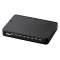 Logitec IEEE802.11n/g/b���� 300Mbps �����u���[�h�o���h���[�^ 4�|�[�gHUB�t �����^(�u���b�N) LAN-W300N/PR5BA [�t���X�g���[�V�����t���[�p�b�P�[�W(FFP)]