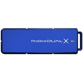 �O���[���n�E�X USB�t���b�V�������� �s�R�h���C�uDUAL X 16GB GH-UFD16GDX