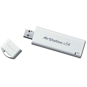 BUFFALO 802.11g ����LAN AirStation USB2.0�pKEY�^�A�_�v�^ WLI-U2-KG54