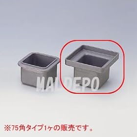 �͂񂾑��p�X�e�����X�|�b�g ����R�[�g 75x75mm A1540